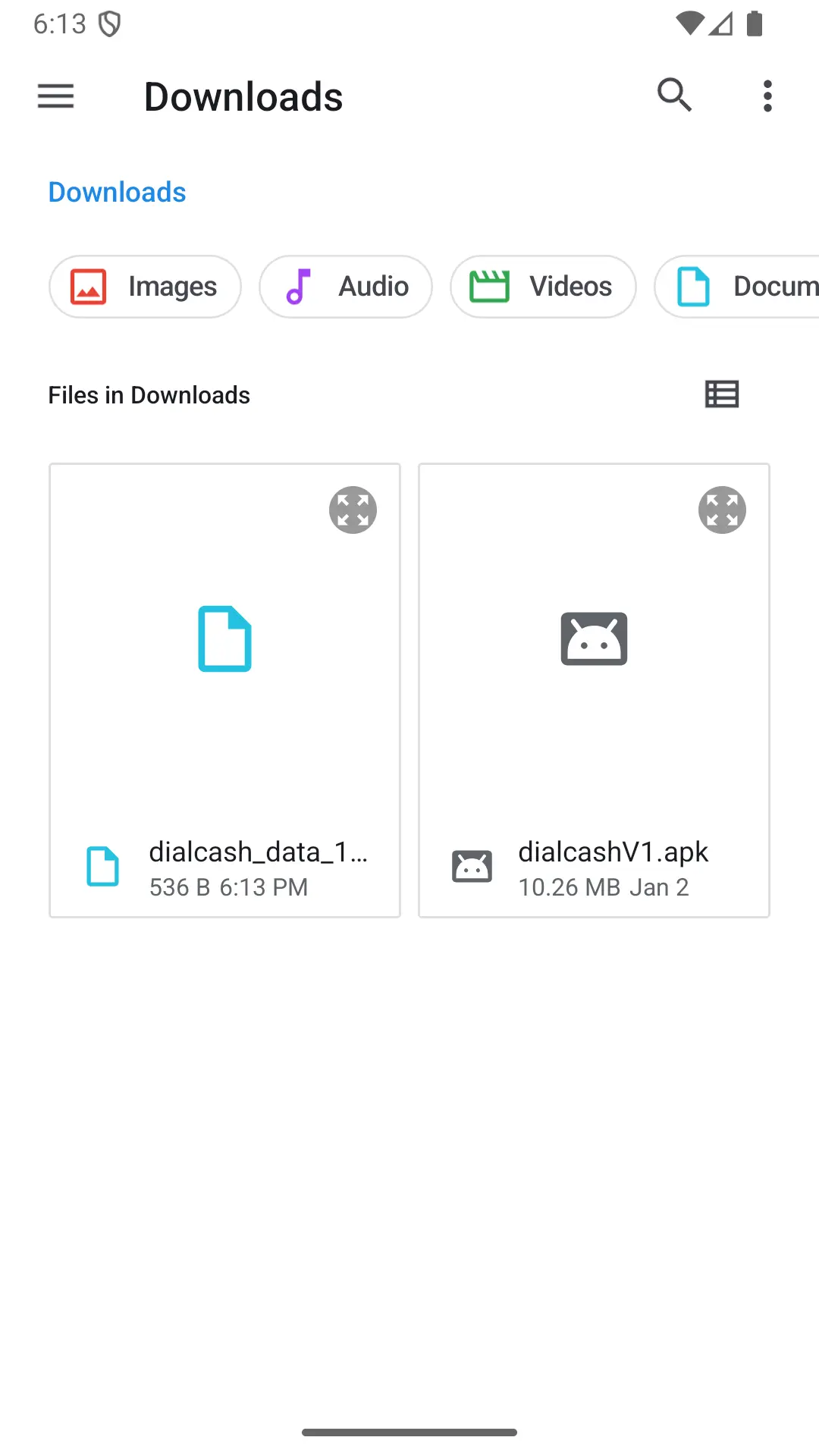 Restoring data from a backup file